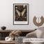 Animaux, animaux, William Morris, papillon, chalet, impression non encadrée-575147583