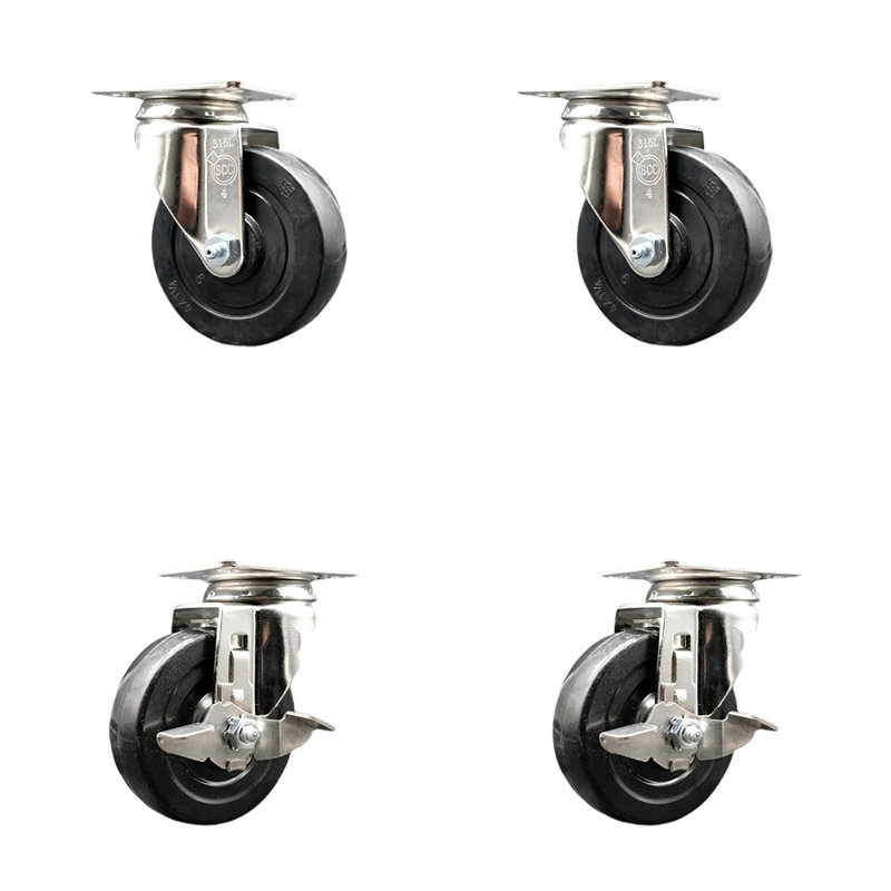 Soft Rubber Casters