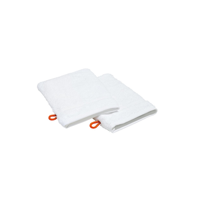 Faucher Cotton Midweight Hand Towel, Bright white