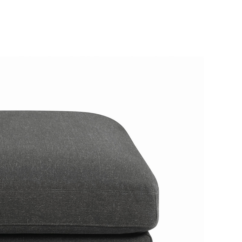 Repose-pieds Alfred, Mélange de polyester gris