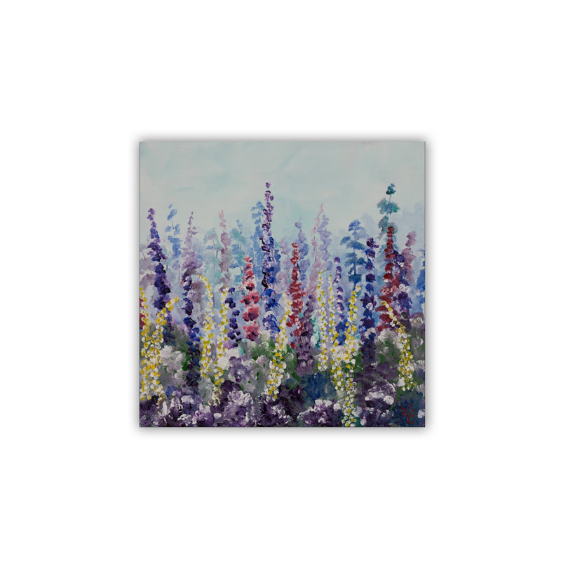 Nature Inspired "Meadow Glow" Canvas Wall Art By , 12" H x 12" W, Wrapped Canvas, Does Not Apply