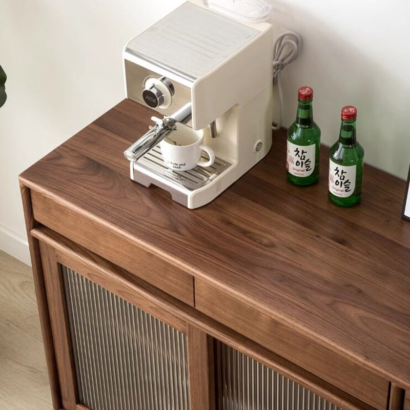 Buffet multifonctionnel avec rangement minimaliste, H 35,03 po x l 59,05 po x P 17,71 po