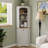 Corner Storage Cabinet For Living,Dining,Kitchen,And Bathroom