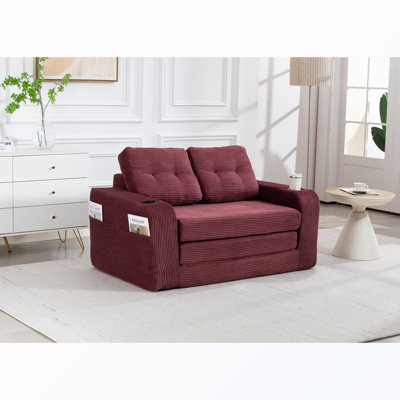 Convertible Sofa Bed with Pillows
