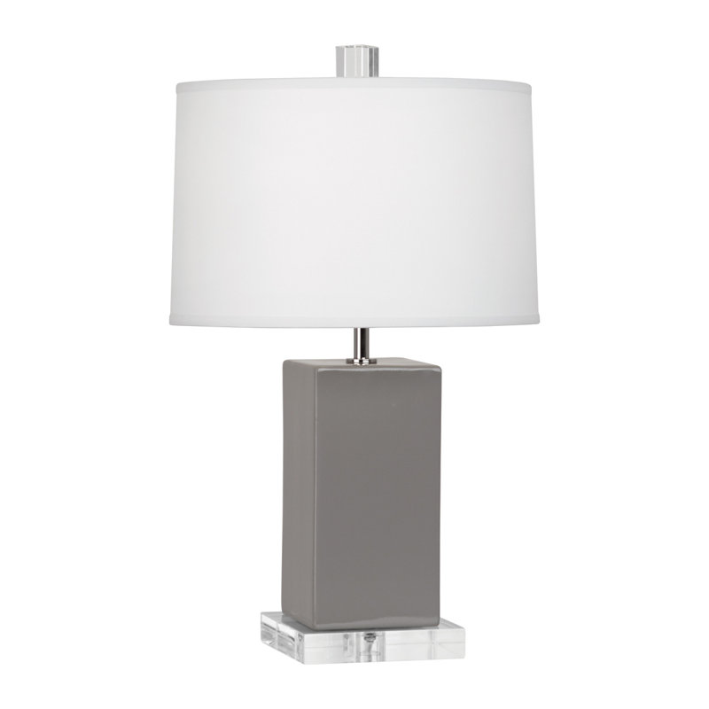 Small Harvey Accent Lamp, Matte Smoky Taupe
