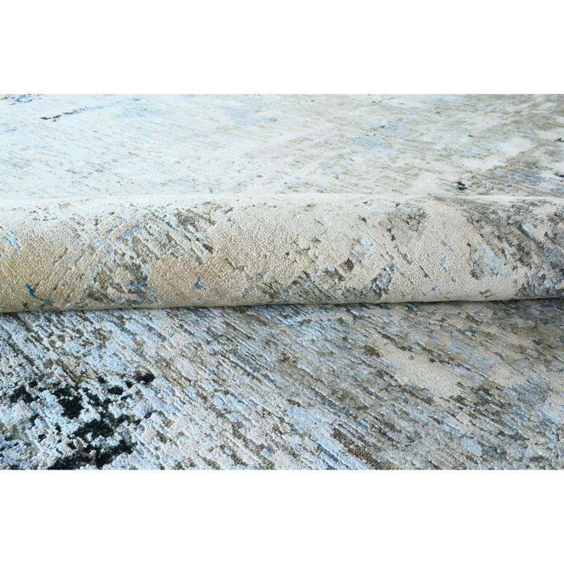 Tapis rectangulaire noué à la main, Rectangle 12 pi x 15 pi
