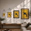 Leaping Orca Mid-Century - Framed Print-90590600-90590601