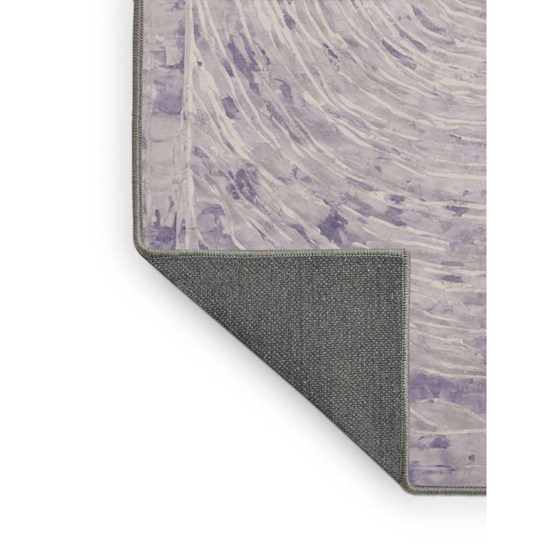Tapis gris soyeux et moelleux, Tapis de couloir 2 pi x 4 pi