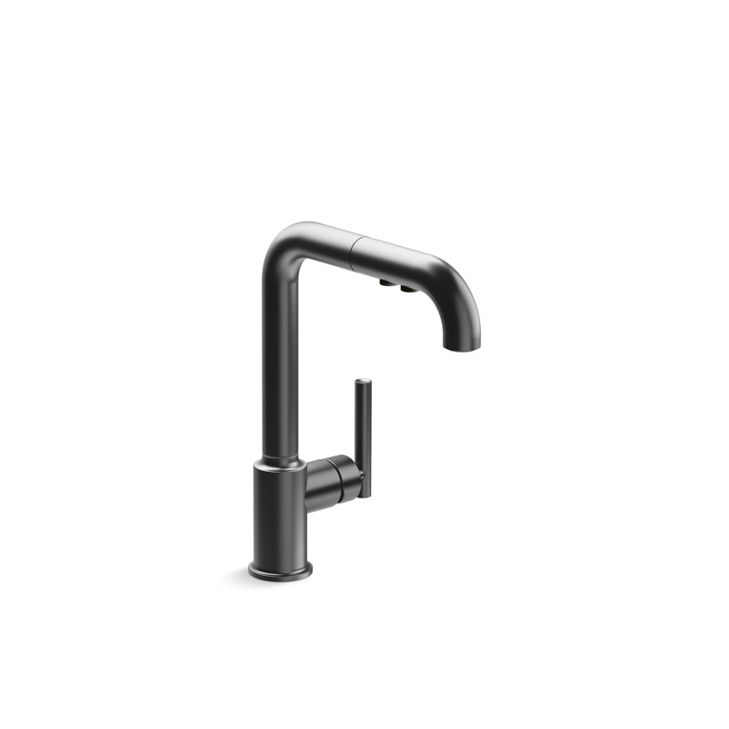 Purist Pull-Out Kitchen Sink Faucet With Three-Function Sprayhead