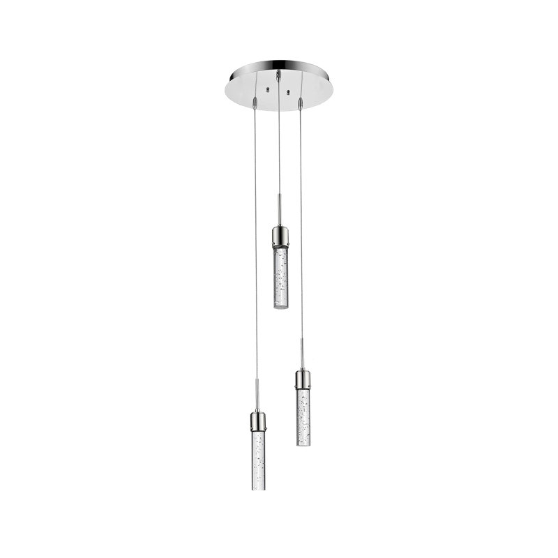 3 - Light Polished Chrome LED Pendant