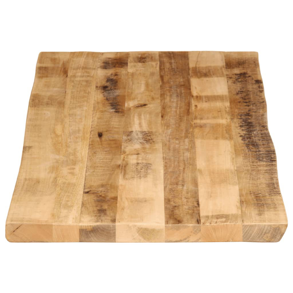 Vidaxl Table Top 40X40x2.5 Cm Solid Wood Rough Mango