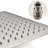Ceiling Mounted Shower - 16" Head, Handheld, Brass Construction With Handheld And Head-117092706