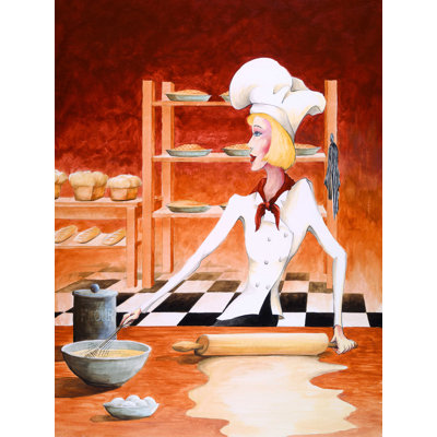 A Chef On Duty 2 - Wrapped Canvas Print
