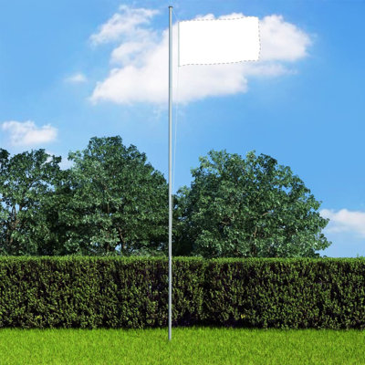 Flagpole House Garden Flag Pole Yard Outdoor Flagpole Kit Aluminum