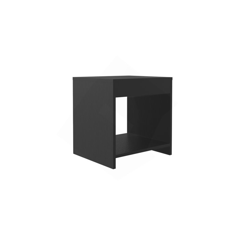 Nightstand Elaine, Bedroom, Black, Black