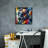 'Fighter Pilot Abstract' by Rey Klimt Canvas Wall Art-1157195271