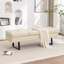 Banc de rangement rembourré en similicuir Charice-132539110
