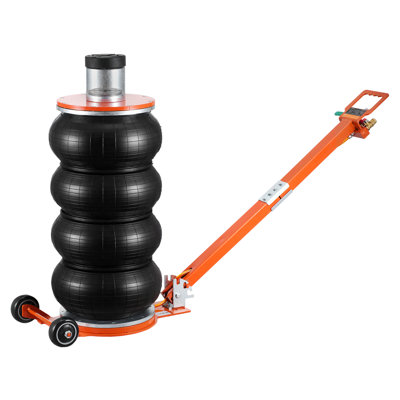 Air Jack, 19.4" x 17" x 9.3", Rubber, 1 Piece, Pneumatic Airbag Jack, Orange, 6 Ton 13000 lbs Capacity with Heightened Column and Adjustable Handle
