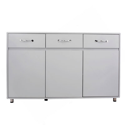 Table d'appoint Three Doors - Gris