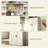 71" Kitchen Pantry With 12 Door Shelves And 1 Adjustable Shelf-1308343834