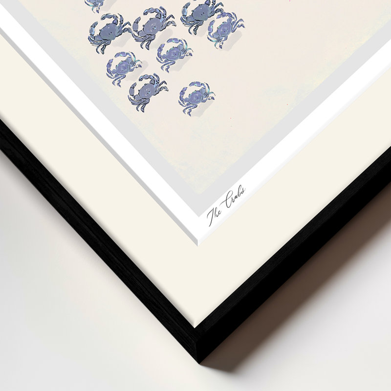 The Crabs, Black, 36" H x  48" W
