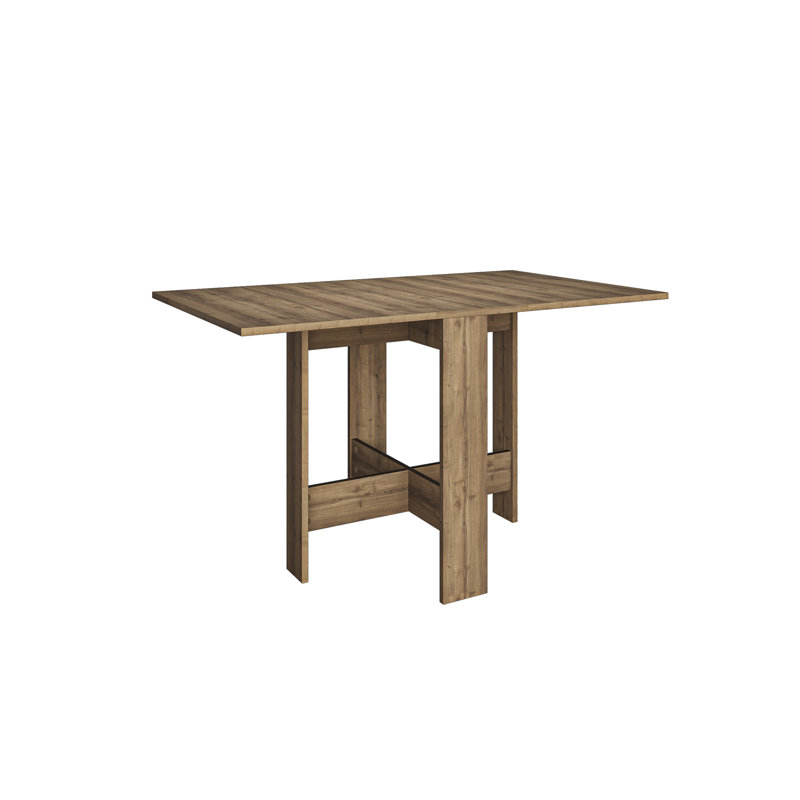 Artemio Rectangular Extendable Dining Table 130cm L x 76cm W - Drop Leaf Design for Small or Large Spaces, Hitit
