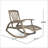 Durable Acacia Wood Rocking Chair With Retractable Footrest For Outdoor Relaxation And Comfort-294846715