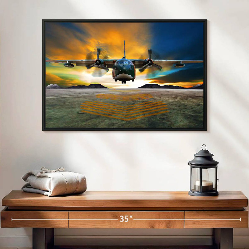 Mehar Air Force Aircraft, 17" H x 25" W