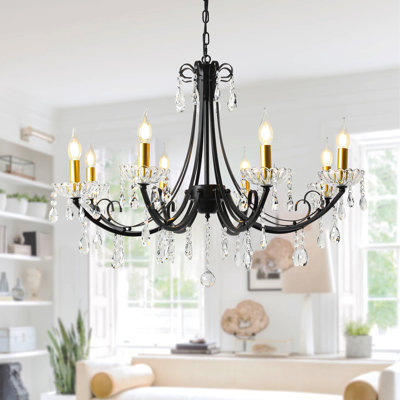8-Light Crystal Dimmable Classic / Traditional Chandelier