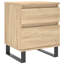 Mirka 40cm W Manufactured Wood Bedside Table-713987349