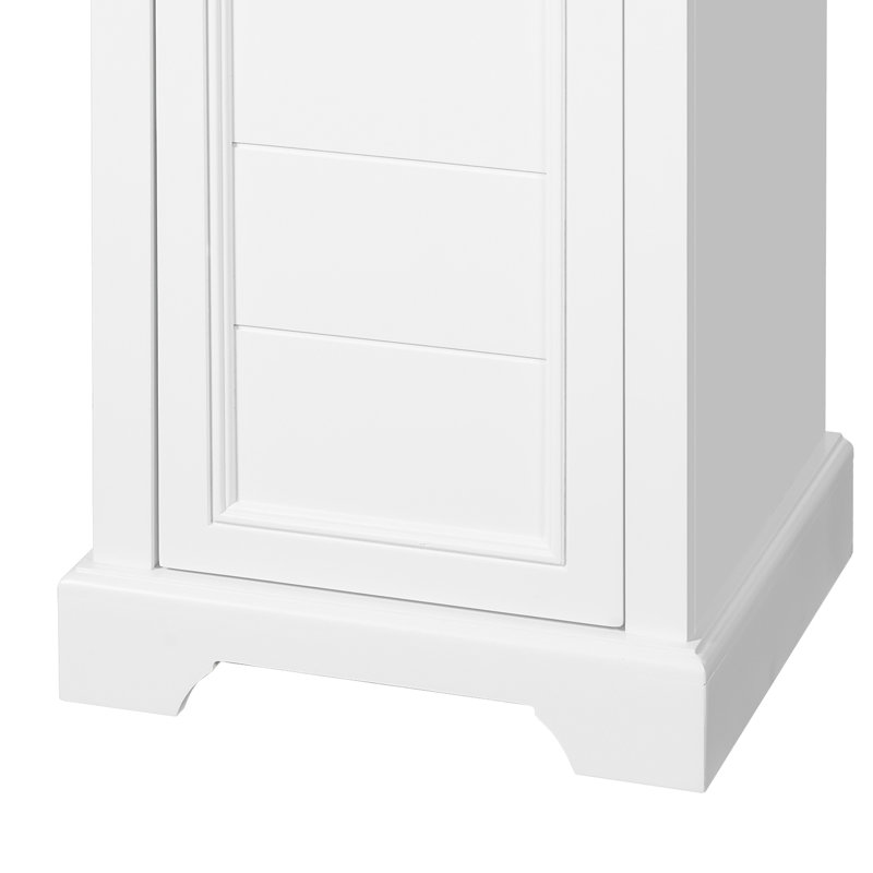 Meuble-lavabo simple 16 po avec plateau en céramique Abraham