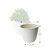 Tahmina Ribbed Round Composite Planter Set-198637658-252329272-252329279