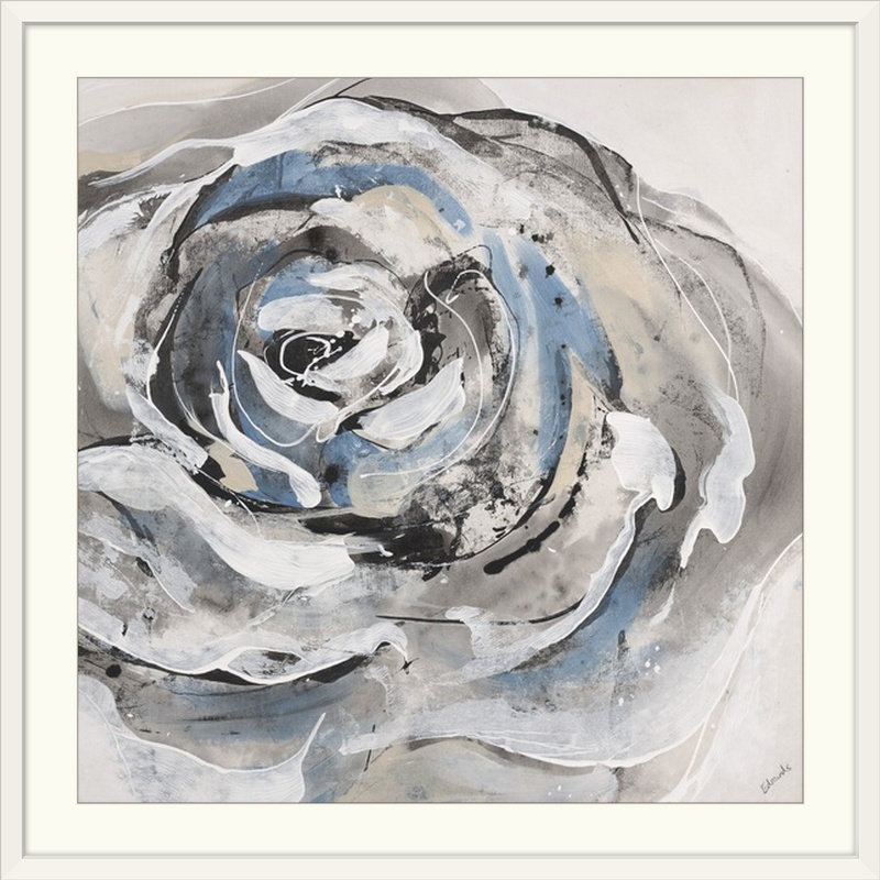 « ii » sydney edmunds,, reproduction d’art Applique, Cadre blanc, H 38 po x l 38 po x P 1 po