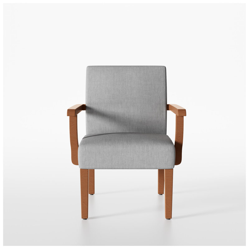 Ensemble de conversation avec accoudoirs en tissu gris clair l 18,7 po x P 25,98 po x H 32,28 po Avenloft, Light Grey