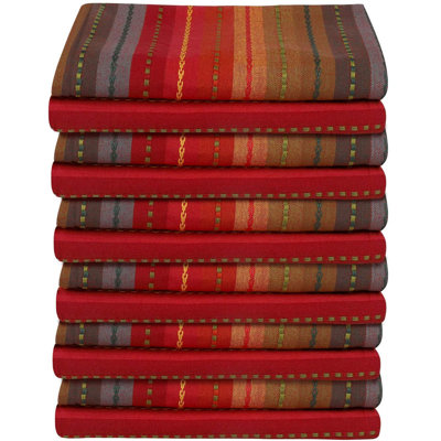 Aliss Cotton Striped Square Napkin