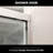 48" W X 76" H Semi- Bypass Shower Door, , Nano Layer Sliding Noise Reducing