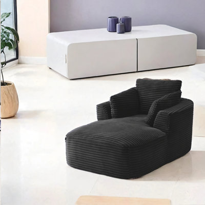 Extra-large Corduroy Recliner, Corduroy Fabric Sofa Bed