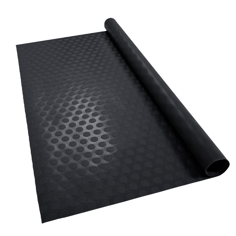NitroRoll2 FlooringInc 48'' Garage Flooring, 48" x 48", Midnight Black