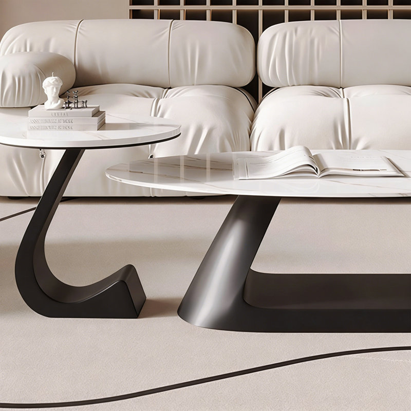 Table basse, H 15,74 po x L 47,24 po x l 23,62 po, Noir