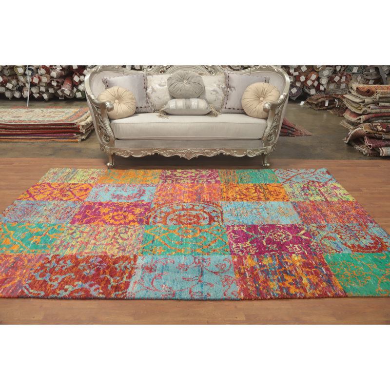 Tapis moderne patchwork 6 x 9