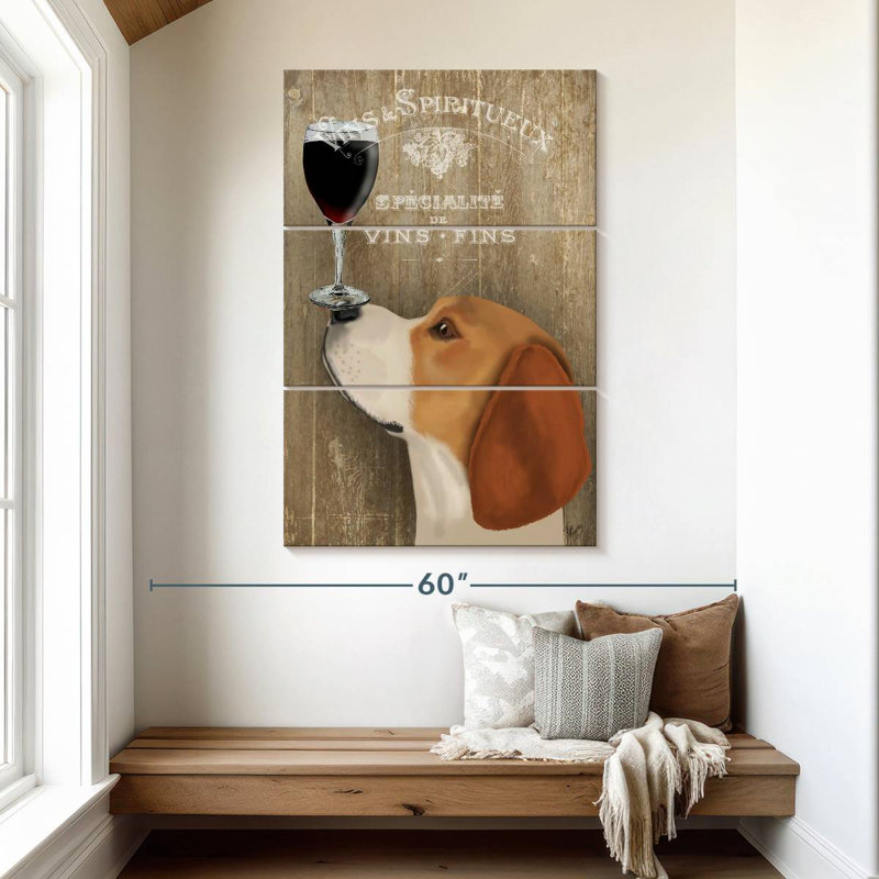 Ketti Dog Au Vin Beagle, H 50 po x l 32 po