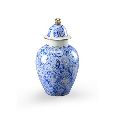 Blue/White 16.5"" Porcelain Ginger Jar -  Chelsea House, 382540