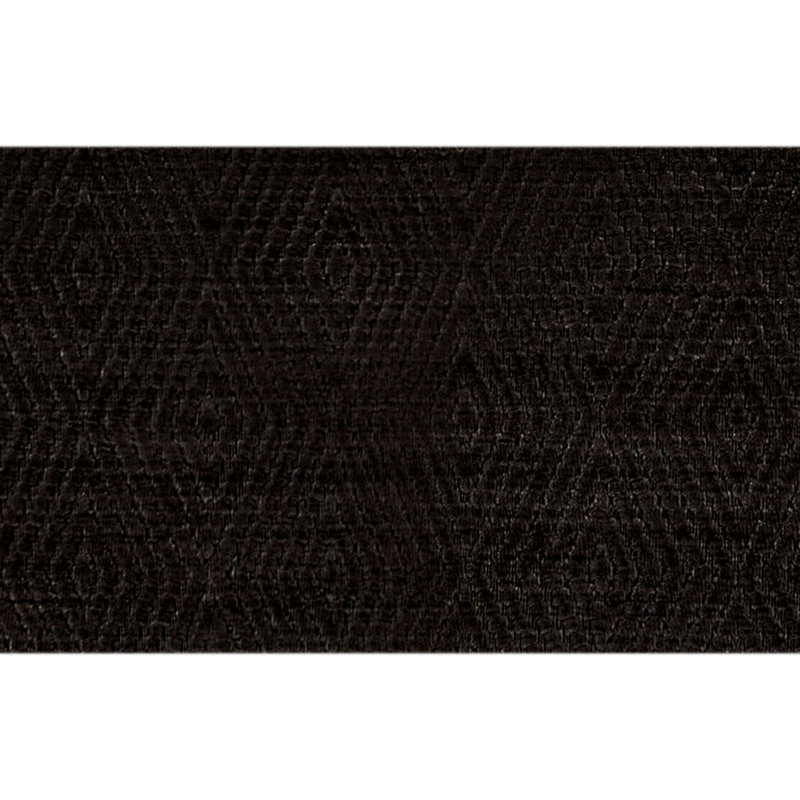 Hand Knotted Area Rug in Black, Rectangle 6' x 9'