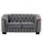 Velvet Round Arm Sofa-1153889649-1195730211