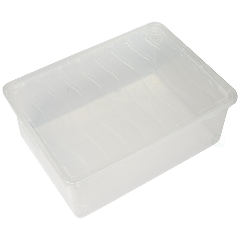 Plastic Storage Container, Shoe Box, Set Of 3