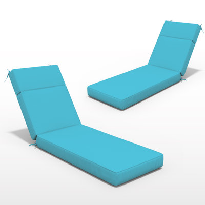 Outdoor 4'' Chaise Lounge Cushions Lounge Chair Cushions 21" W X 72" L