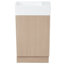 Meuble-lavabo 18,6 po avec lavabo en céramique-702089937