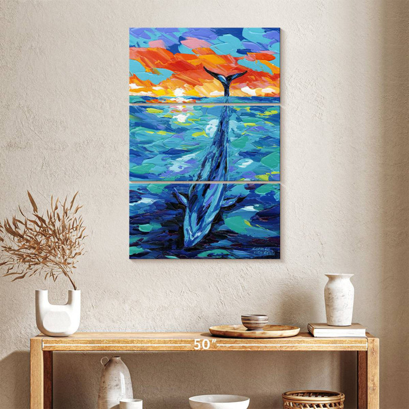 Brampt Ocean Friends II, 57" H x 36" W