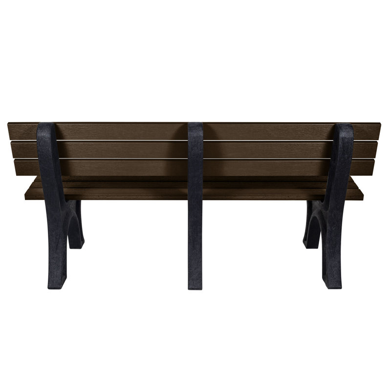 Swing Outdoor Bench, Weathered Acorn