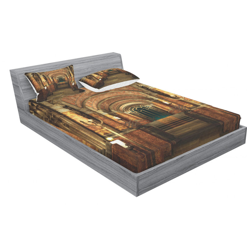 Ikia Microfiber Sheet Set, Full Sheet Set with Fitted Sheet
